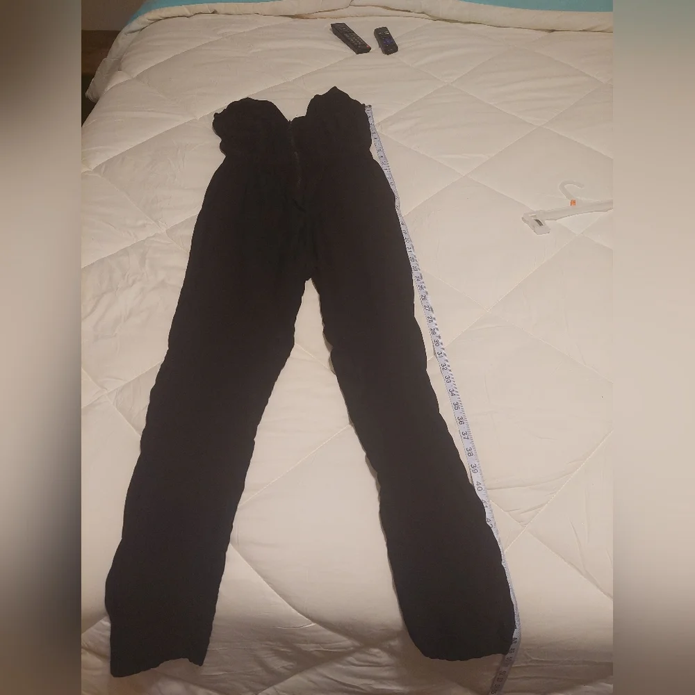 Strapless Jumpsuit, Deep V Neck, Stretchy - Picture 14 of 15